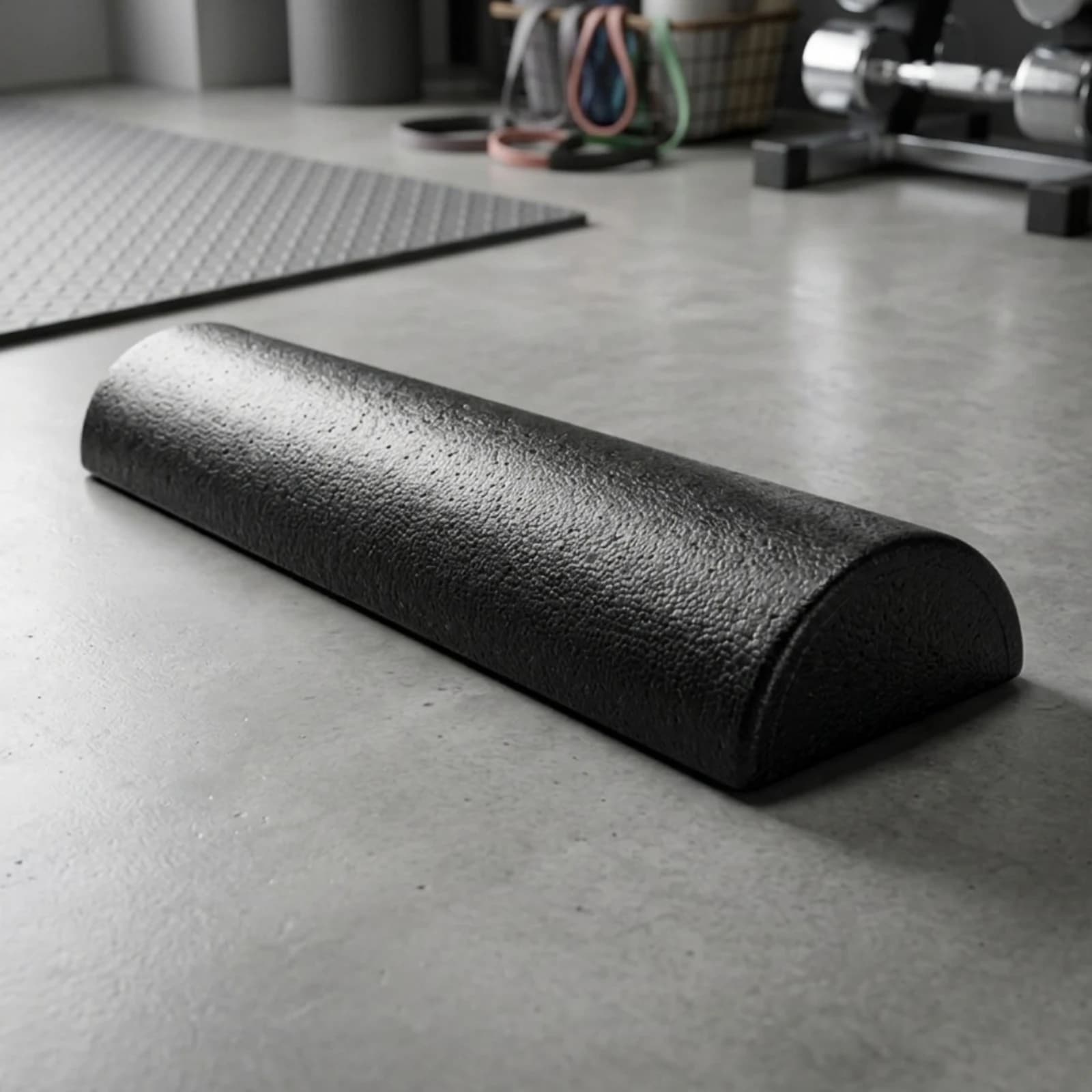 Half-Round Foam Roller Firm Half Foam Roller Exercise Equipment Supportive Non-Slip for Athletes, Physical Rehabilitation