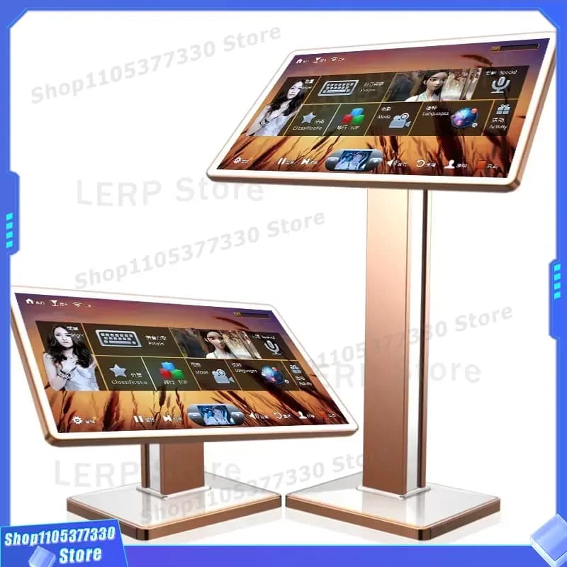 19 Inch Touch Screen Portable Karaoke Machine Professional Home Theater System Player for Party Entertainment Singing Device