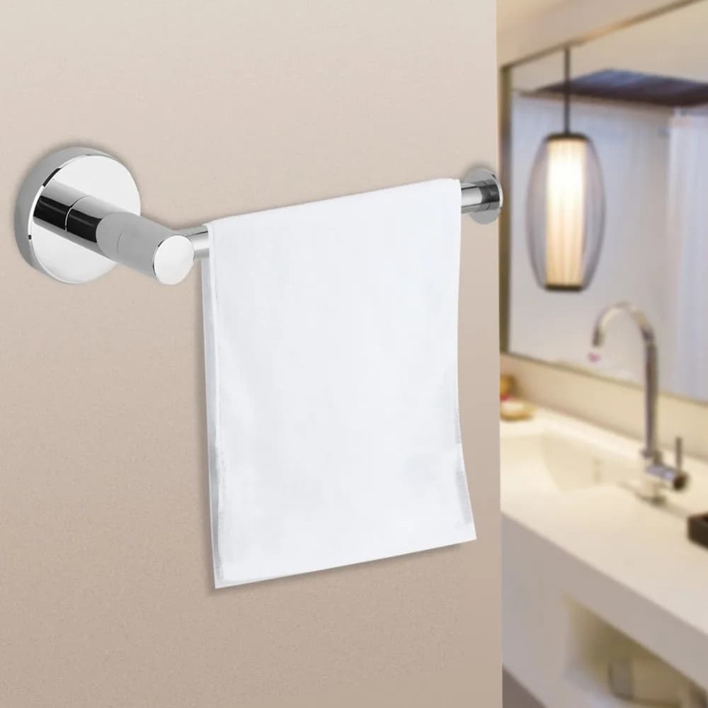 Portarotolo in Acciaio Inox Argento da Parete, Facile Installazione, Lunga Durata, Porta Carta Igienica