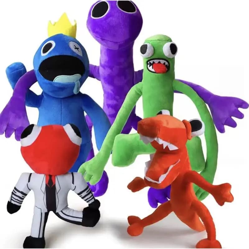 Peluche Rainbow Friends da 25-30 cm, pupazzi di peluche di mostri animati, personaggi dei cartoni animati, giocattoli per bambini, regali di Natale