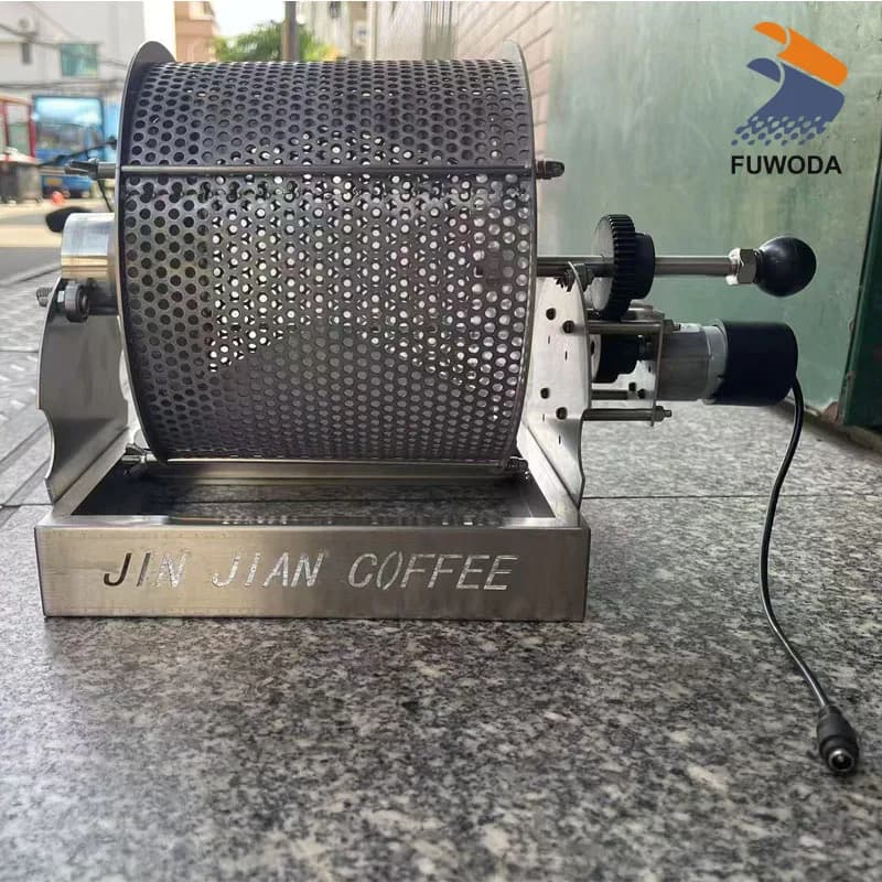 China Electric 110V/220V 2026 New Style Coffee Roaster Coffee Bean Nuts Baking Machine in Stock