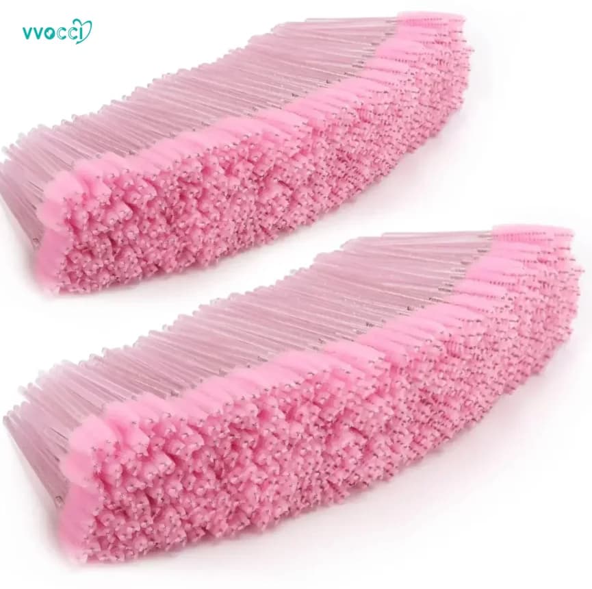 100/500/1000pcs for Eyebrow Wholesale Eye Beauty Tools Disposable Mascara Wands Eyelash Brush Lash Extension Colorful Spoolies