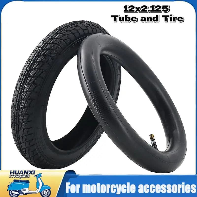 12 inch 12x2.125 Inner Outer Tires Bicycle Scooter baby Stroller Tires Inner Tube Outer Tires 12 X 2.125 Replacement Parts