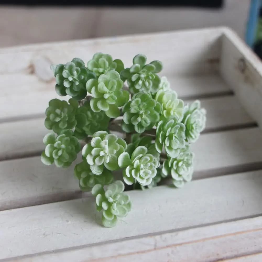 24 Mini Piante Artificiali di Cactus, Effetto Realistico, in Plastica, Succulente Artificiali, Decorazione Realistica per Micro Paesaggi