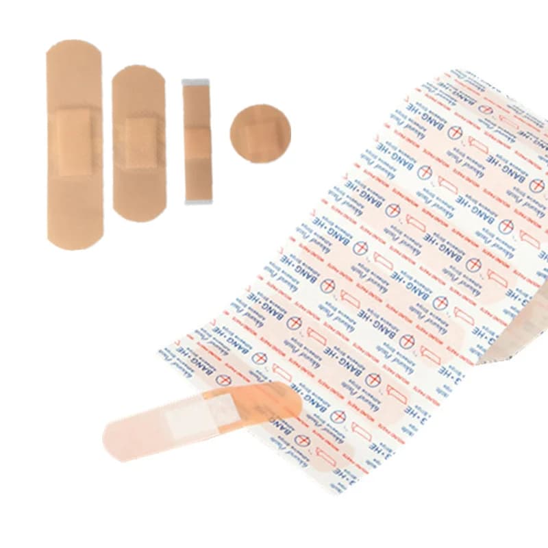 100 pz/set Impermeabile Forme Multiple Cerotto Strisce Ferita Toppe E Stemmi Pelle Gesso di Primo Soccorso Sport Bende Adesive