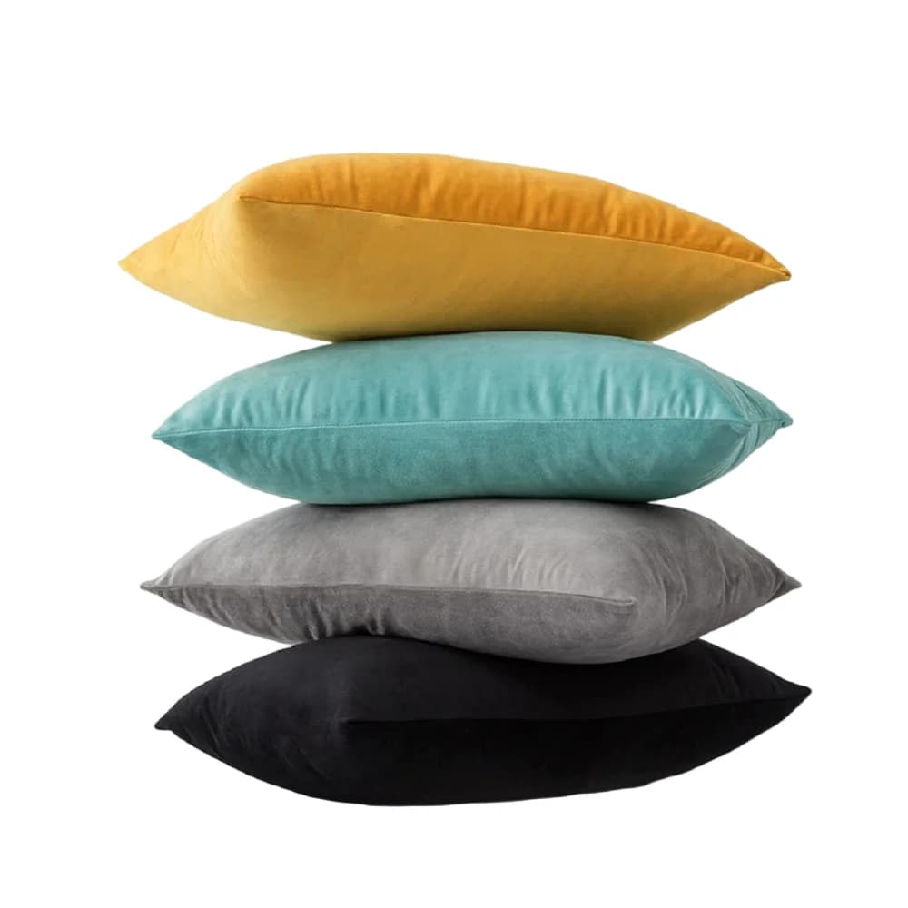 Inyahome Federe per cuscini Accoglienti fodere per cuscini decorativi quadrate in morbido velluto per decorazioni per la casa in fattoria Divano Divano Cuscino Decor
