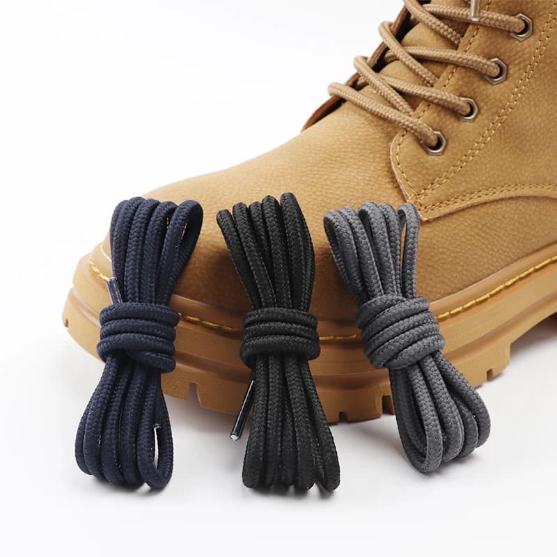 Lacci rotondi classici per scarpe da ginnastica Stivali Scarpe da trekking Lacci per scarpe Oxford Lacci per scarpe da donna uomo 90 cm/120 cm/150 cm Lacci per scarpe