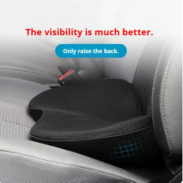 Cuscino per sedile auto 2 in 1 multifunzionale, universale, con supporto lombare in memory foam, traspirante, per il conducente, per un maggiore comfort e sollievo.