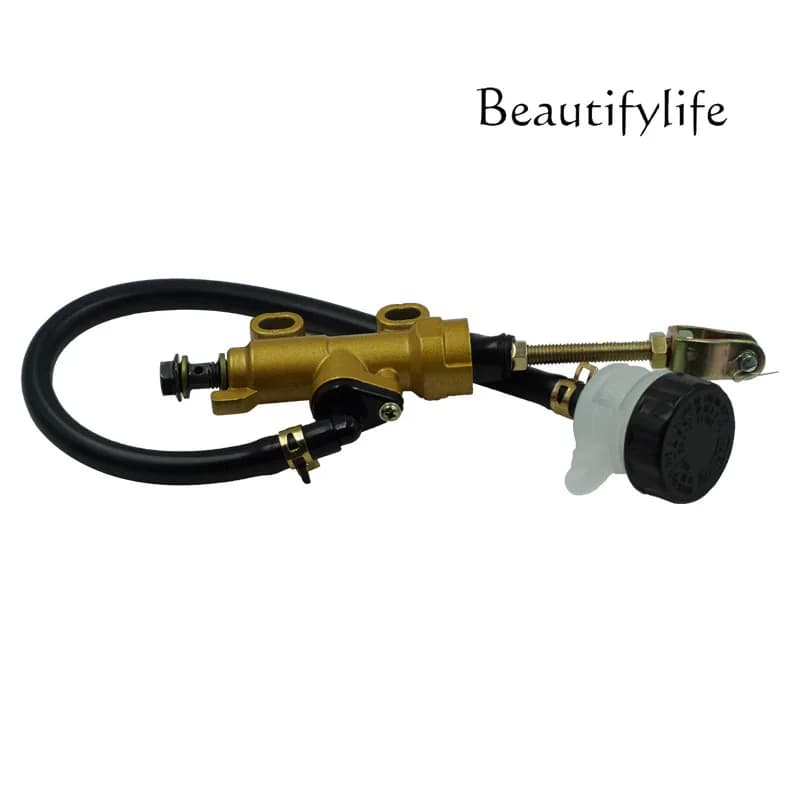 YJ Motorcycle Rear Brake Master Cylinder One Word Pump For Daniu Kawasaki Horizon Dirt Bike Hydraulic Foot Brake