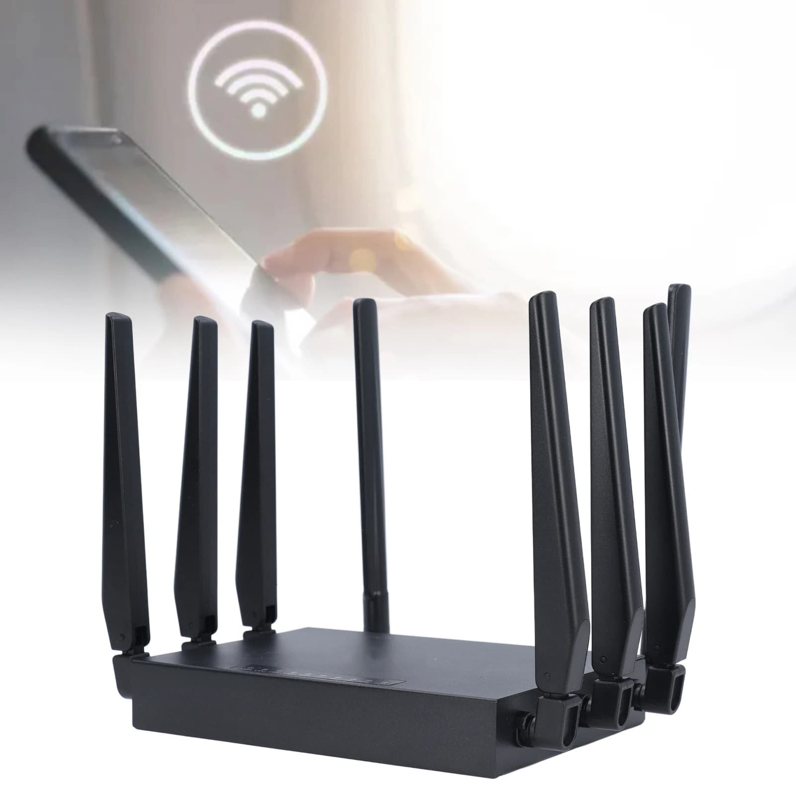 Router WiFi 6 5G CPE 1000Mbps 8 antenne Dual Band WiFi WiFi 6 Router Ethernet Dissipazione del calore con slot per scheda SIM per la casa