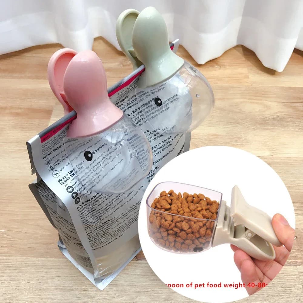 Cucchiaio per Cibo per Animali Domestici, Multifunzione per Gatti/Cuccioli/Cani di Piccola Taglia, Paletta per Cibo per Gatti, Cibo per Cani, Ciotola per Acqua, Fontanella