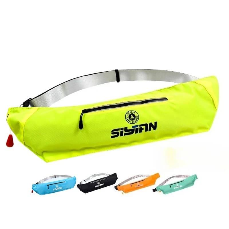 Fishing Life Jacket Automatic Inflation Buoyancy Portable Professional Fishing Lure Car Adult Waist Belt Equipment Life Buoy