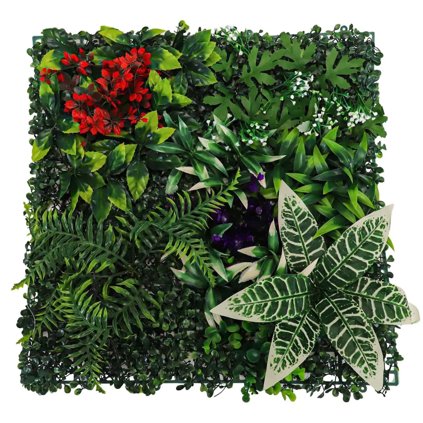 Artificial Turf Plastic Lawn Panel for Wall Decoration Simulated Green Plant Wall for Indoor Use in Homes Hotels and Cafes