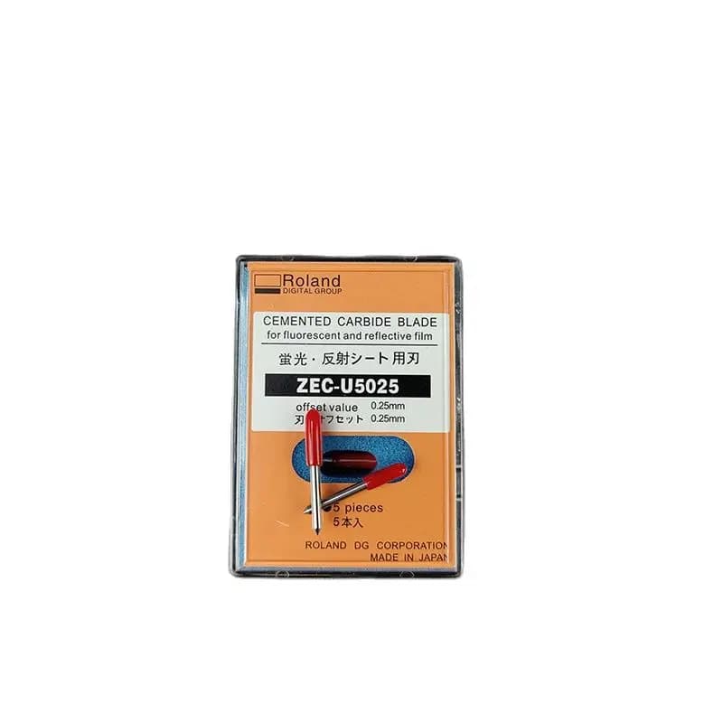 5 Pz/scatola Accessori Per Stampanti Da Taglio Roland ZEC-U5025 Lame Da 45 Gradi Rosso Plotter Da Taglio Per Roland Vinile Lama Da Taglio