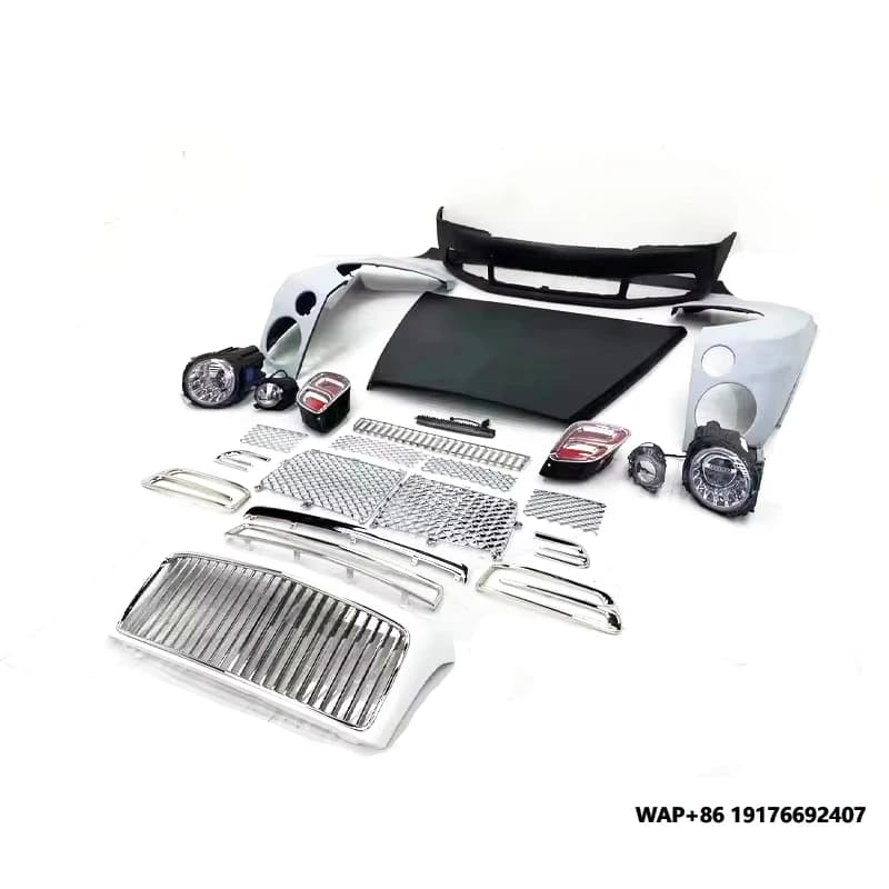 Vecchio modello di aggiornamento Nuovo kit carrozzeria adatto per parti di automobili del coperchio del motore del paraurti anteriore e posteriore Bentley Mulsanne