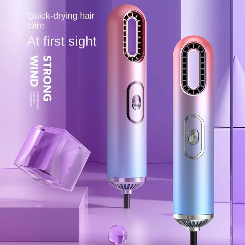 High Speed Salon Hair Dryer 3-in-1 Light Negative Ion Hair Care Thermostatic Hair Straightening Brush Styler