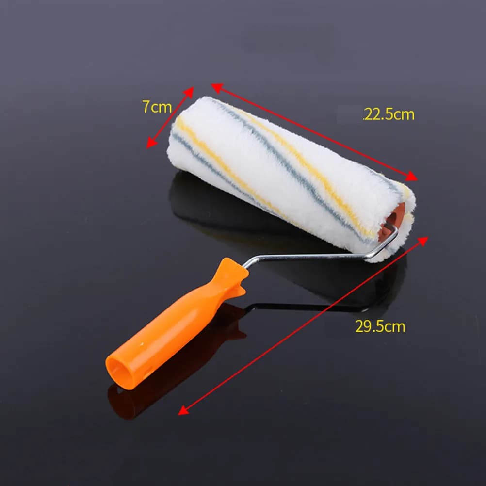 2 Pezzi Rulli per Pittura a Olio Lavabili e Riutilizzabili, Resistenti alle Pelucche, Senza Fiocchi, per Pareti e Soffitti, Finitura Liscia