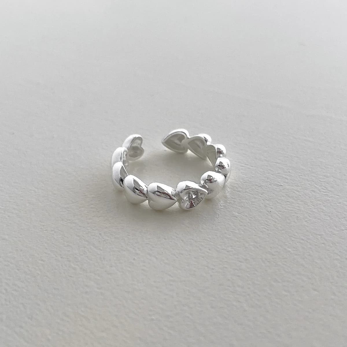 Nuovo anello a forma di cuore con stella in zircone dal design di nicchia per donna, lusso leggero, sensazione di fascia alta, anello aperto regolabile per dito indice