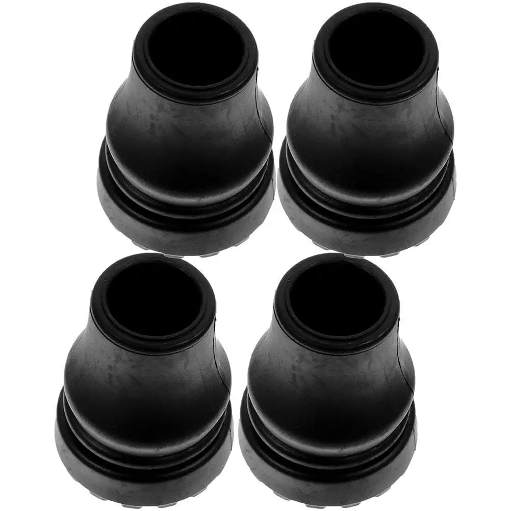 4Pcs High-Durability PVC Trekking Pole Tip Replacement Non-Slip Crutch Foot Pad for Walking Sticks Aluminum Wood Canes Shock