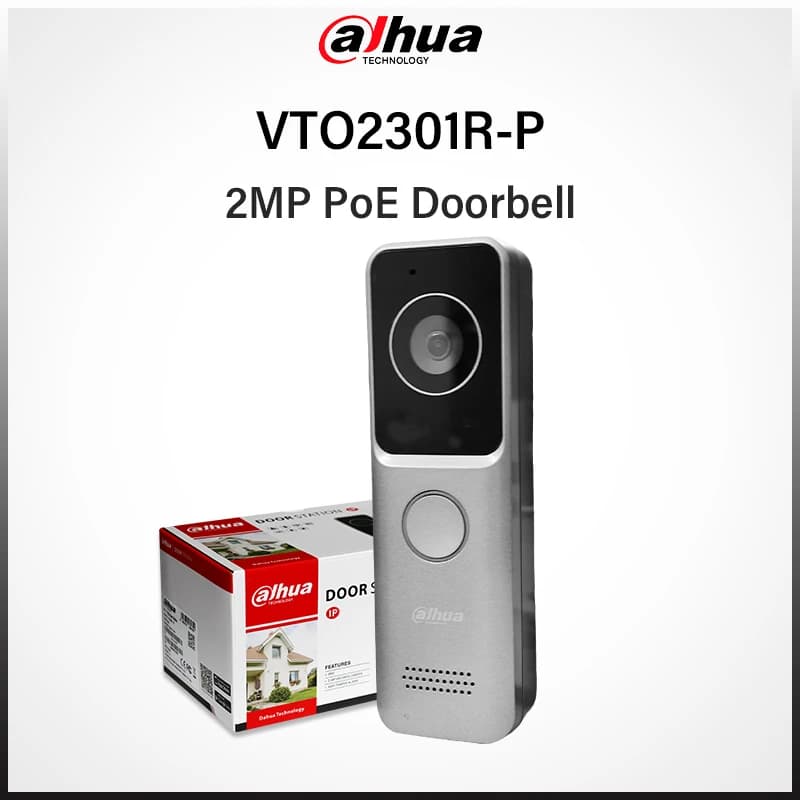 Dahua Oirginal 2MP PoE Doorbell VTO2301R-P Outdoor Mini IP Video Intercom ONVIF HD Night Vision APP Two-way Audio Full digital