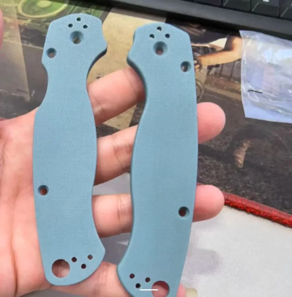 1 Pair G10 Handle Scales for C81 Folding Knives - Lightweight Replacement Parts, CNC Machined DIY Replacement Kit