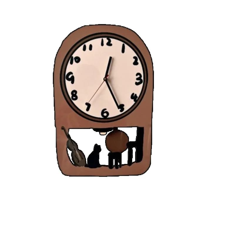 Bedside Nordic Wall Clock Bedroom Luxury Epoxy Cute Living Room Wall Clock Modern Design Led Orologio Da Parete Decor Items Home