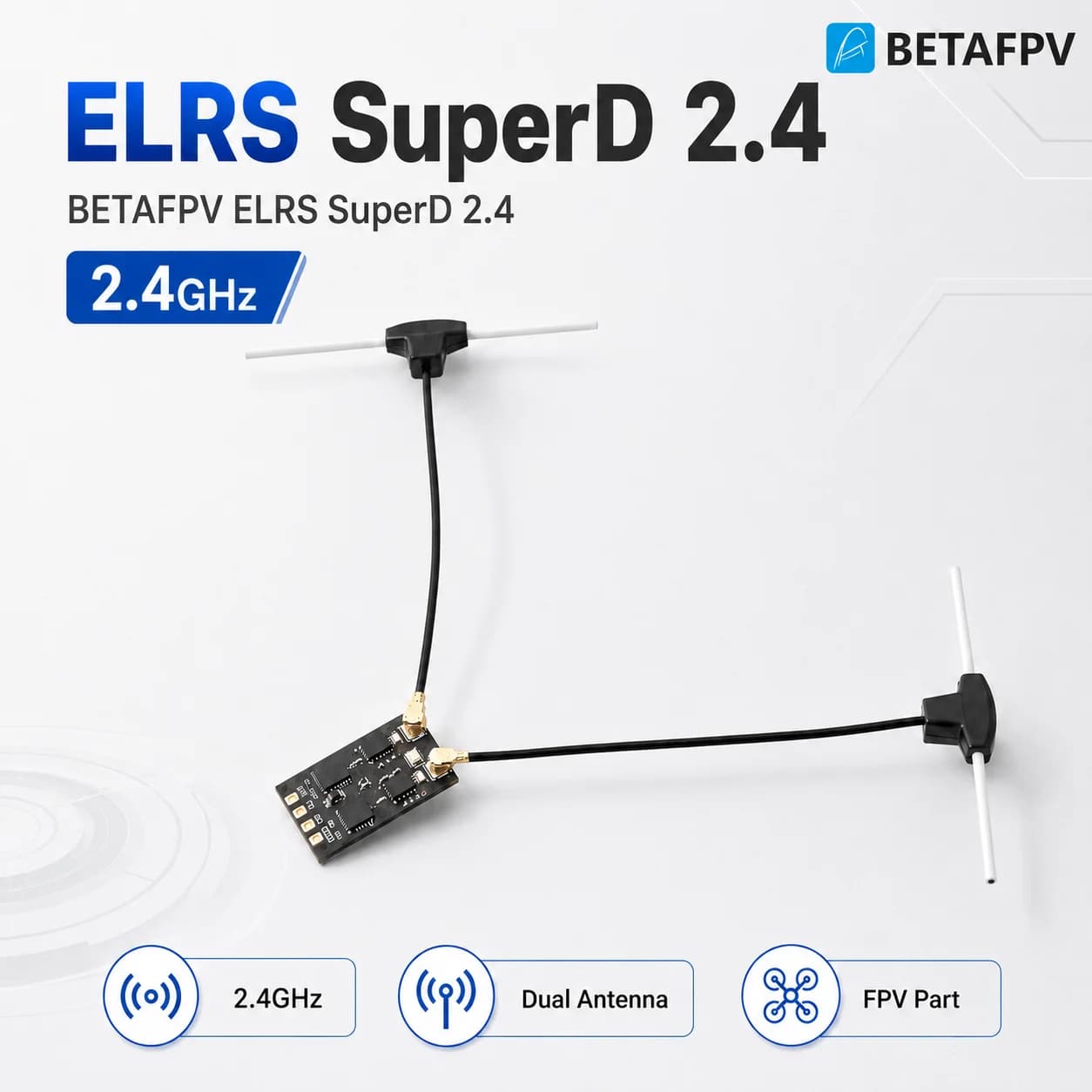 BETAFPV ELRS Receiver 915MHz For FPV Drone RC Aircraft Spare Part For Racing Quadcopter DIY Build Repair Replacement