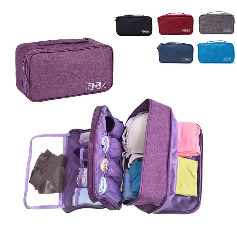 Borsa per organizer per reggiseno da viaggio Mutandine impermeabili Borsa per riporre biancheria intima per calzini Borsa per il lavaggio quotidiano delle donne Borse per rifinitura cosmetica