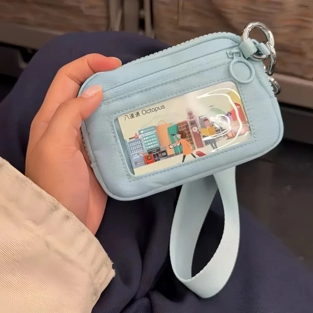 Fashion Portable Wristlet Wallet Zipper Lightweight Card Holder Coin Purse Women