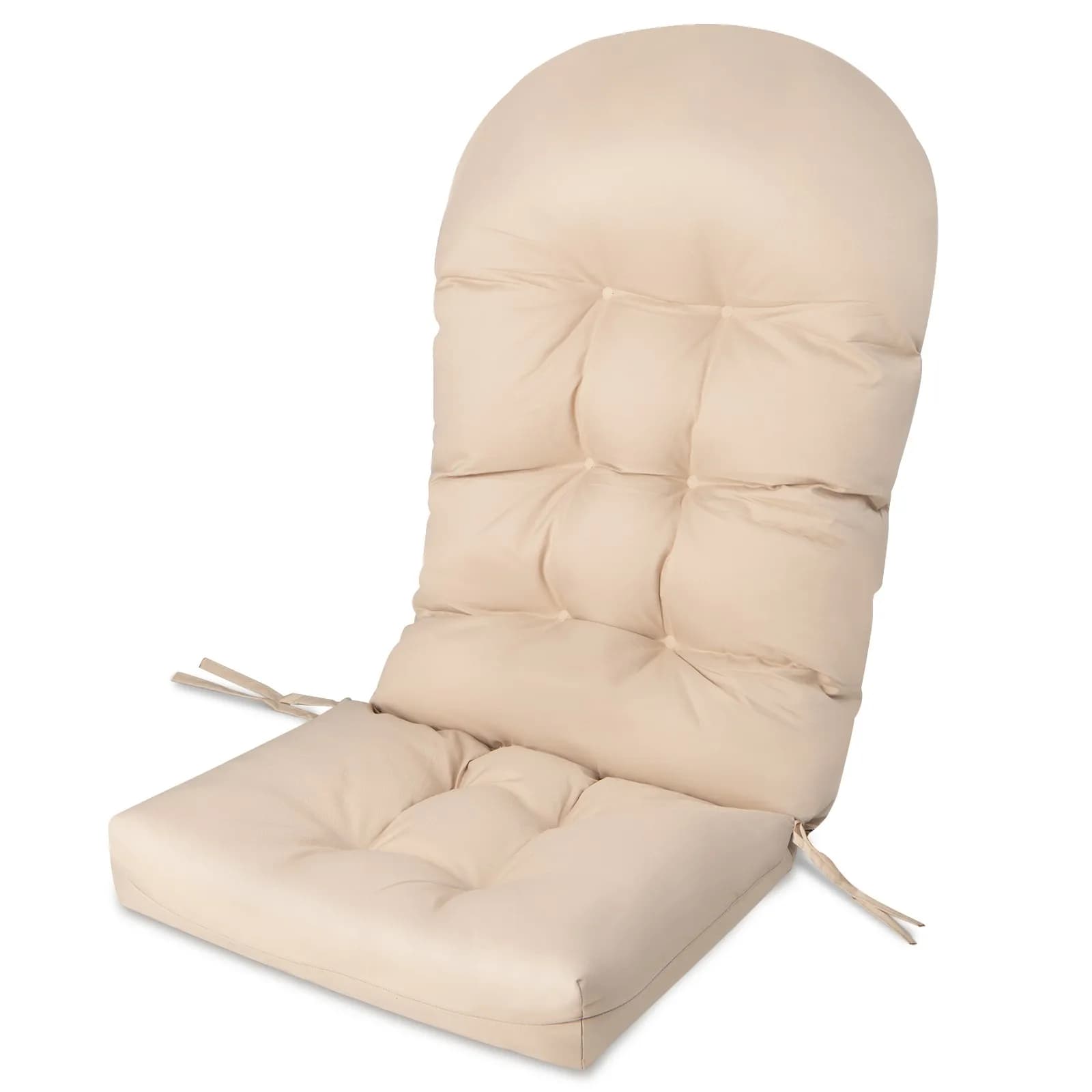 Cuscino per sedia Adirondack da esterno, schienale alto, resistente allo sbiadimento, spessore 5 pollici