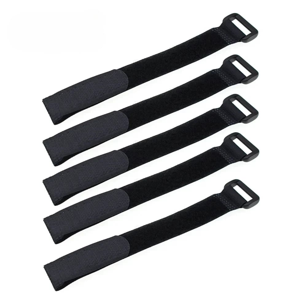 5/10PCS Fascetta per cavi in nylon riutilizzabile Cinghia in velcro Cinghia di fissaggio regolabile Imbracatura per organizzare cavi di fissaggio 2cm * 20cm 30cm