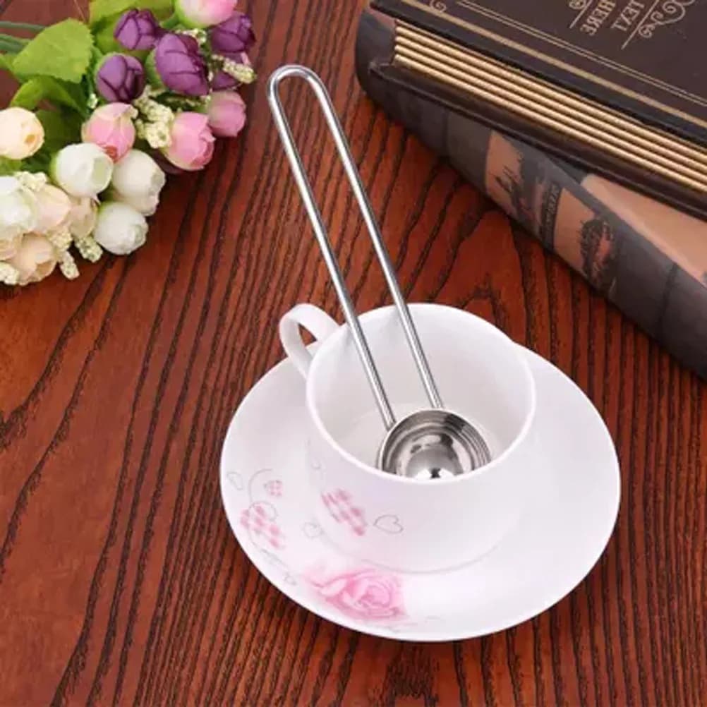 Coffee Scoop Stainless Steel 10G Food Grade Long Handle Measuring Tool for Coffee Powder Cocoa Protein Powder Tea