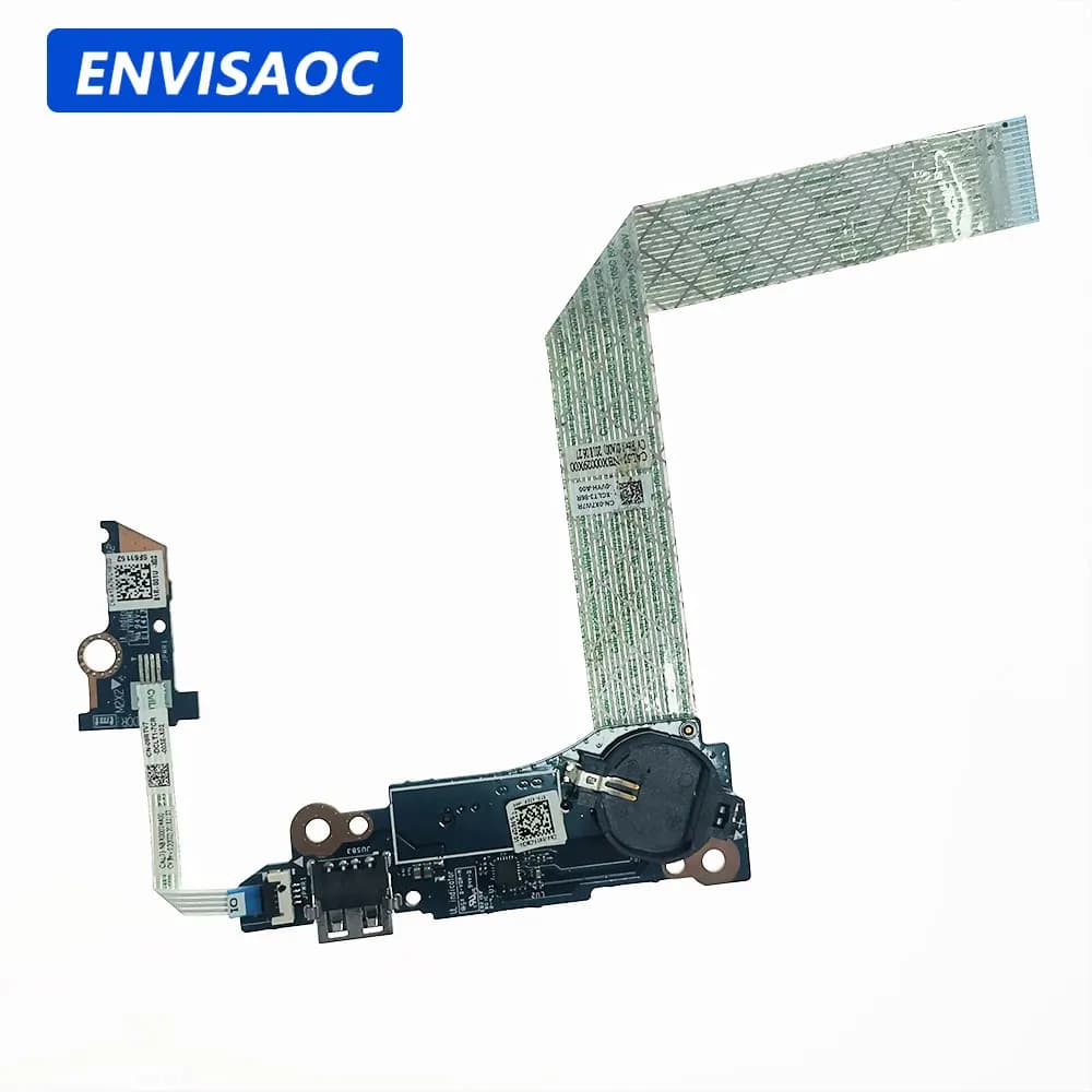 Per Dell G3 3579 3779 Lettore di schede per laptop Porta jack USB Interruttore Scheda del pulsante di alimentazione con cavo di riparazione LS-F611P LS-F612P LS-F615P