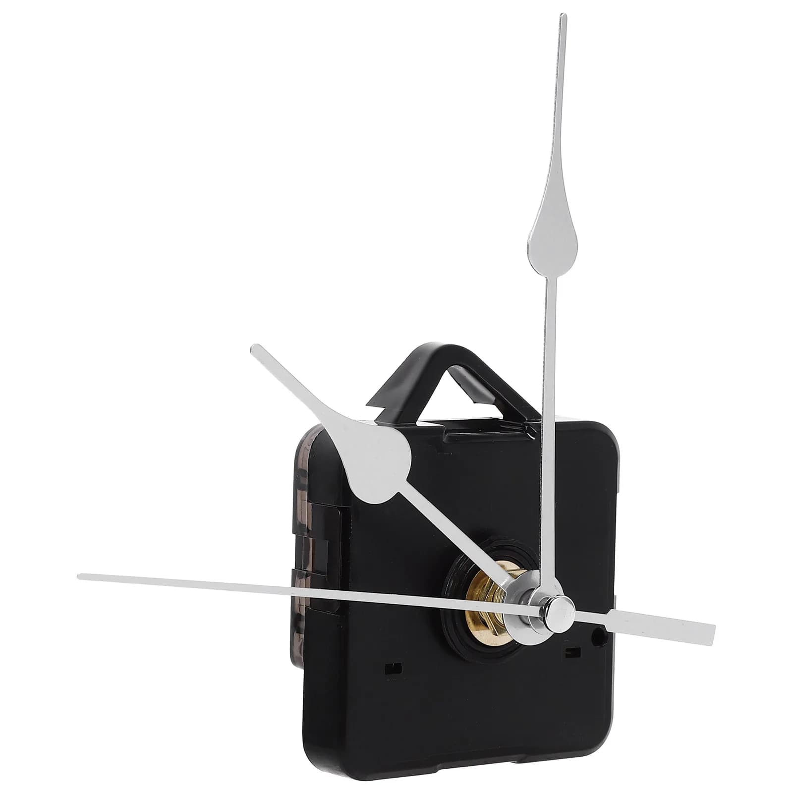 Set di Movimento Silenzioso per Orologio da Parete, Kit Meccanismo Fai-da-Te in Plastica Resistente, Alimentato a Batteria, 25-30Cm, Ricambio al Quarzo ad Alta Precisione