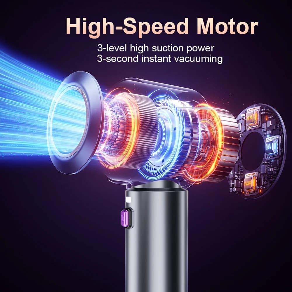 CENRR New Mini Wireless Car Vacuum Cleaner Powerful Cordless Portable Vacuum Cleaner for Car Cleaner Cleaning Machine HandHeld