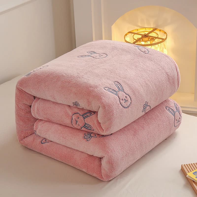 Winter Warm Sheets Gentle fleece bed on skin Cover for sofa Cover for flannel bed Quilted bed Flat bed Bed for sofa