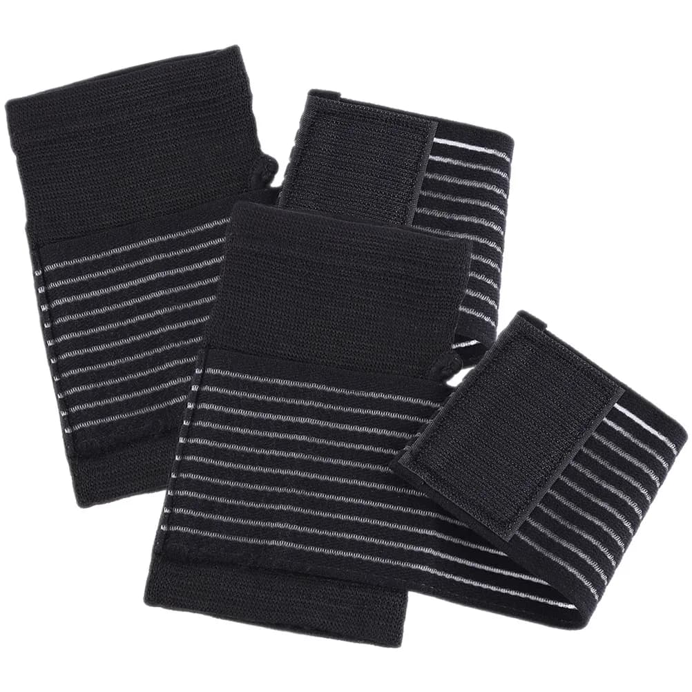 2 Pezzi Supporto per Polso Fitness, Fascia Traspirante Senza Cuciture per Sollevamento Pesi, Stabilizzatore per Polso
