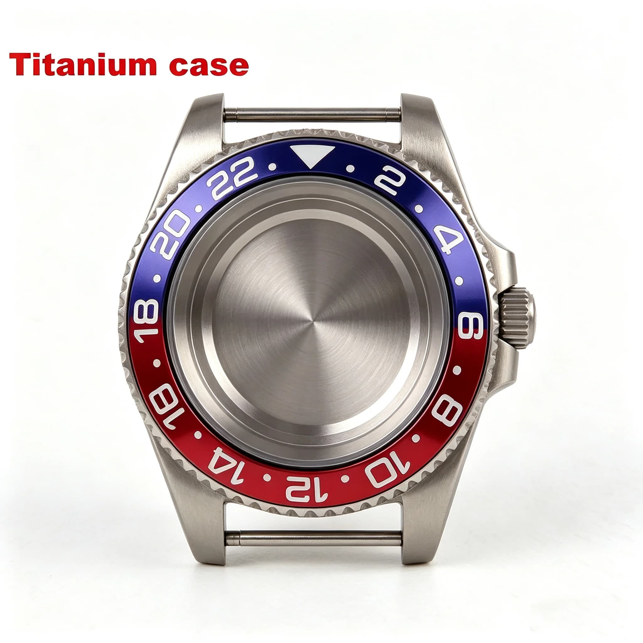 Tandorio 20ATM 40mm Titanium Men Watch Case For NH34 NH35 NH36 ETA 2824 PT5000 Sapphire Glass 20ATM Diver Case Ceramic Belze