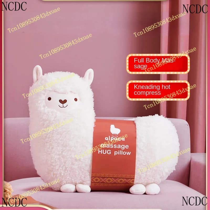 Alpaca Pillow Waist And Back Cervical Vertebra Massager Full Body Kneading Multifunctional Car Massage Cushion