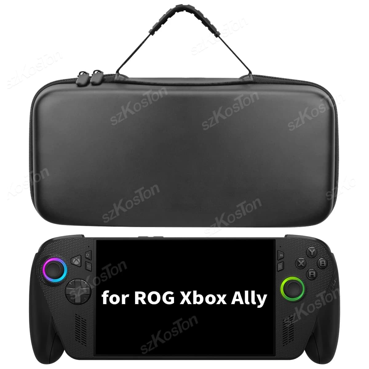 Custodia portatile in PU per console di gioco ASUS ROG Xbox Ally X Custodia rigida da viaggio in EVA Accessori antipolvere antiurto