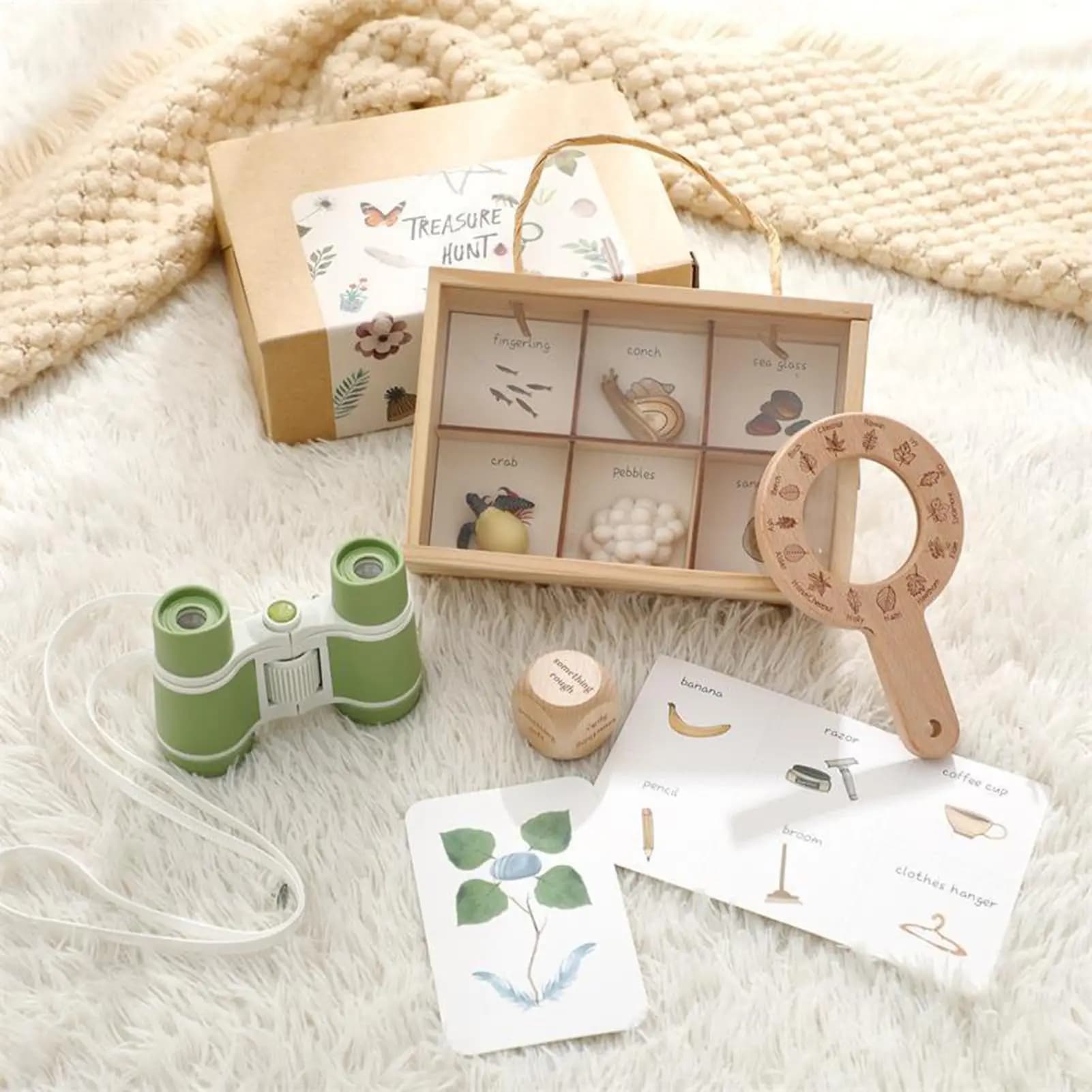 Kit Esploratore per Bambini, Set Avventura all'Aperto, Giocattoli Educativi per l'Esplorazione della Natura, per Attività in Campeggio e Parco