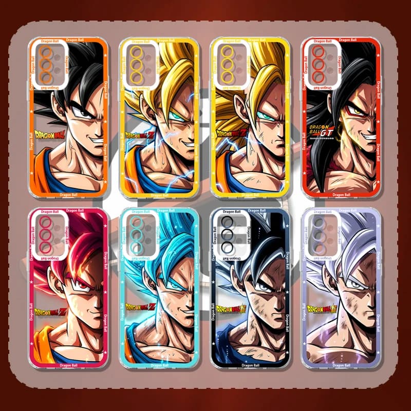 Cover per Samsung Galaxy A56 A36 A26 A16 A06 A55 A35 A25 A15 A05 A05S A54 A34 A24 A14 A13 A23 A33 A53 con design D-DRAGON BALL GOKU
