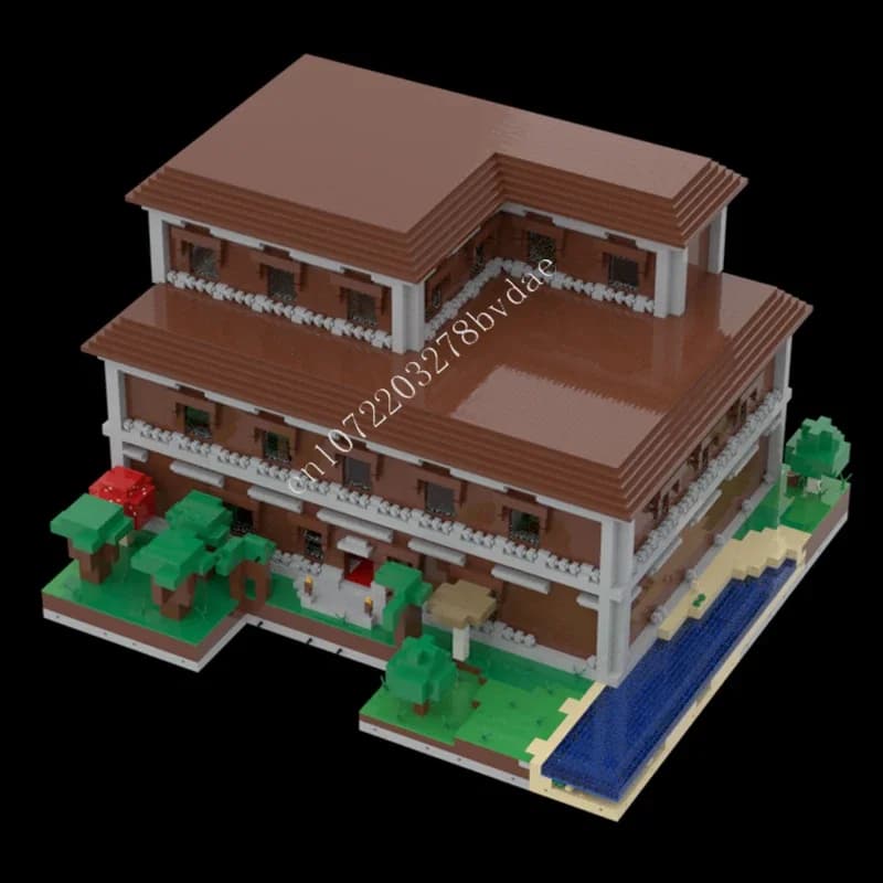 25645PCS Woodland Mansion MOC Creative street view Model Building Blocks Architecture DIY Education Assembly Model Toys