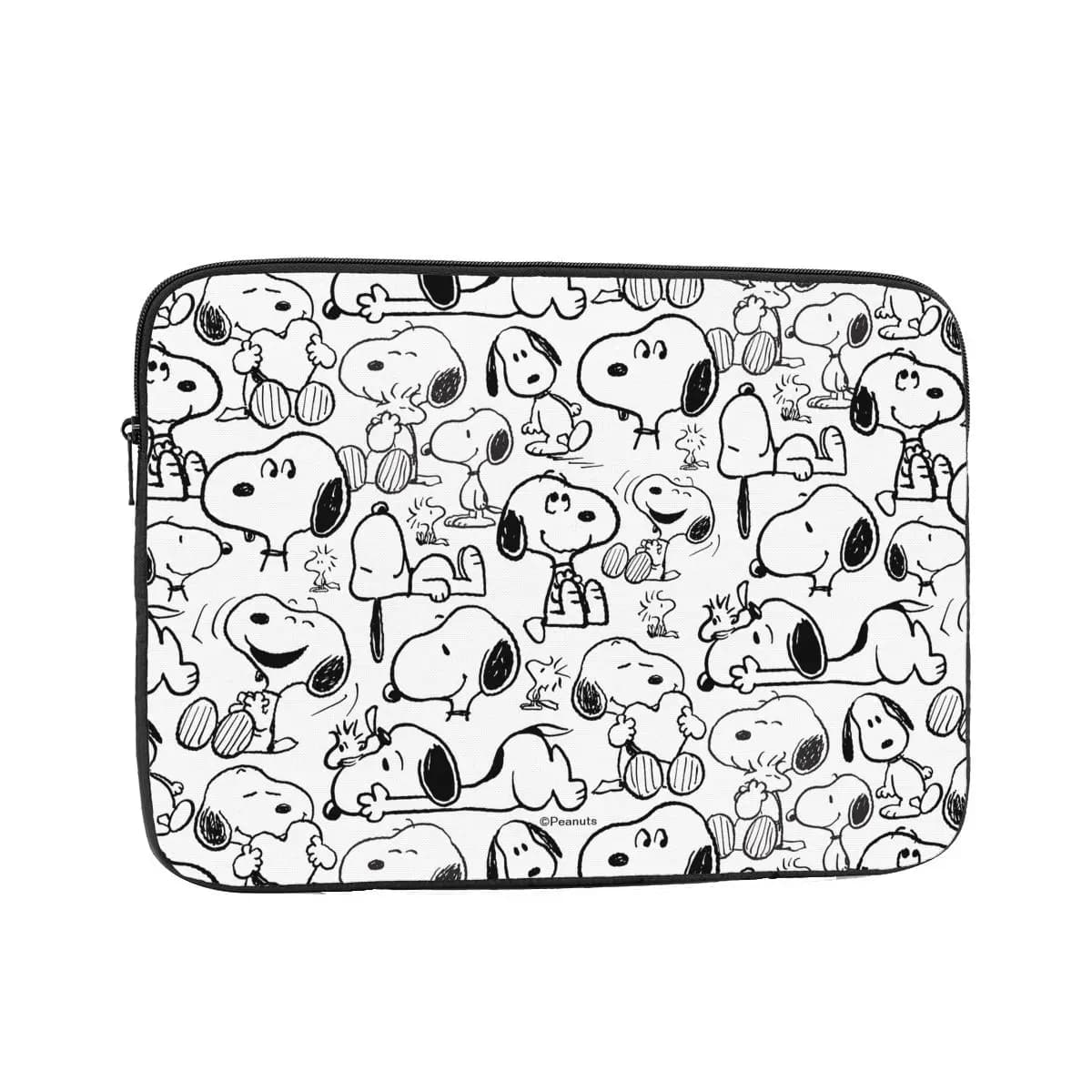 Custodia Protettiva Antiurto per Laptop da 10, 12, 13, 15, 17 Pollici con Motivo Snoopys Smile Giggle Laugh