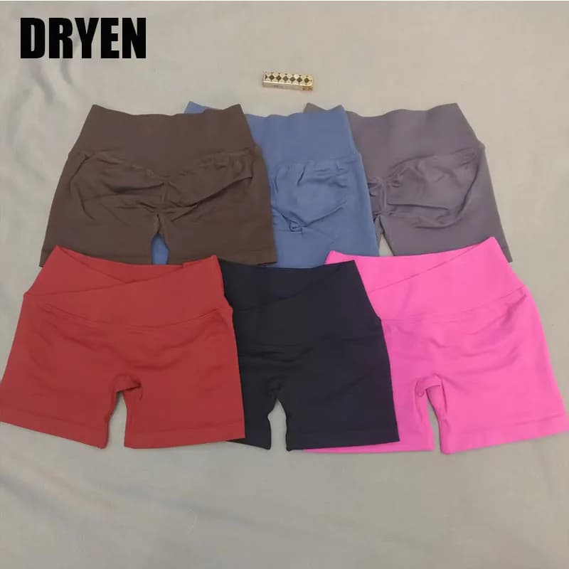 DRYEN Impact 4.5" Women's seamless leggings for gym, squat proof, for pilates, cycling, fitness, yoga, running and training
