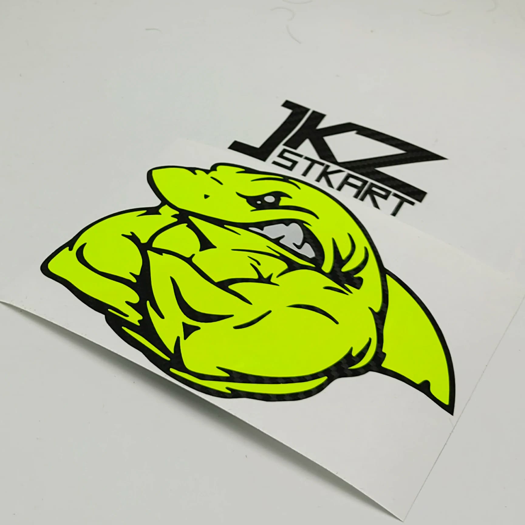 JKZ STKART Vinyl Striped Stickers Multilayer Breaking Out Hammerhead Shark decals for ATV Motor Bike Helmet