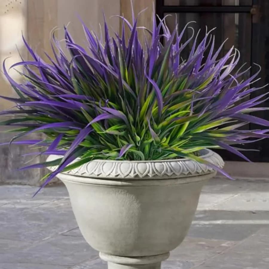 Pacchetti di Piante Artificiali da Esterno Resistenti ai Raggi UV, Erba Sintetica, Piante Finte in Plastica e Arbusti per Casa, Giardino, Vialetti e Finestre