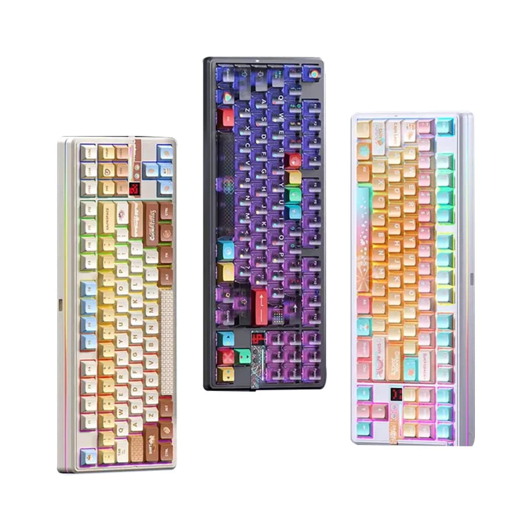 AULA F87 Pro V2 Tastiera meccanica wireless 12000mAh Batteria a lunga durata Tastiera e-sport Tri-mode Hot-swap RGB PC Gamer Regali