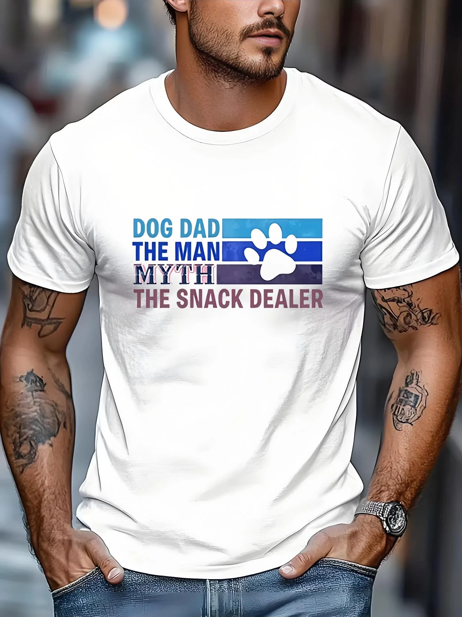 Men's casual sports t-shirt for outdoor activities, men's casual sports t-shirt for summer, soft and breathable
