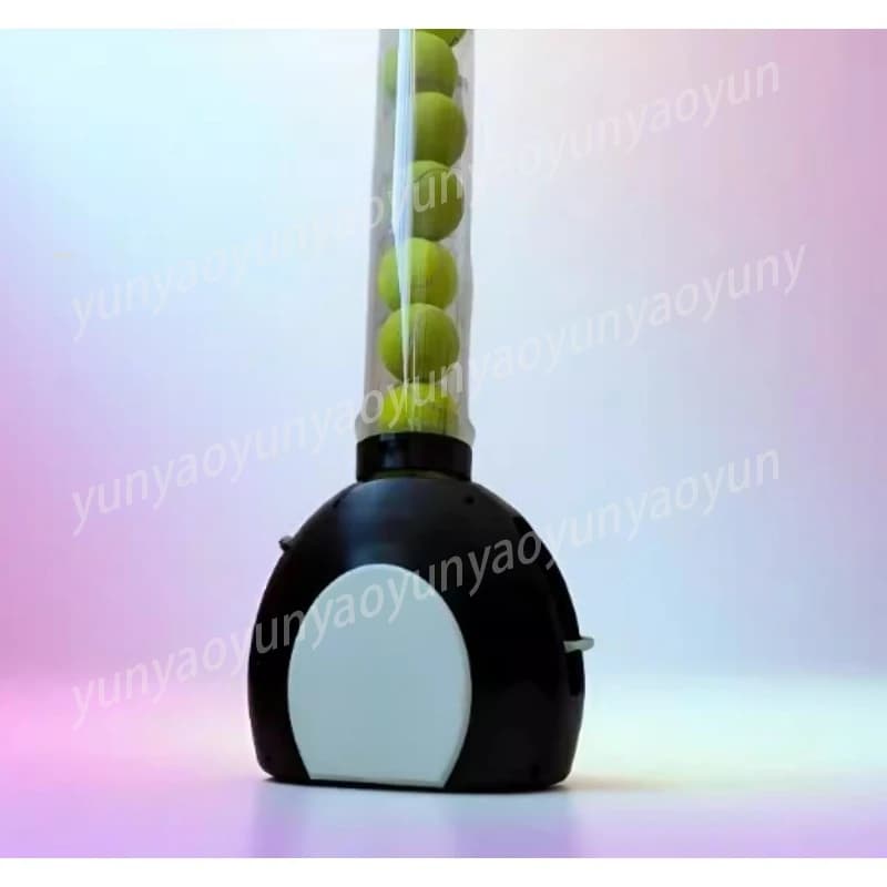 Oscillating Automatic Tennis Practice Launcher Lightweight Portable Ball ThrowingMachine For SelfTrainingCoachDailyTraining Gear